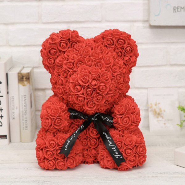 nounours de rose