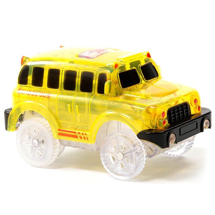 

Children Educational Electric Rail Car Night Light Track Racing Car, Yellow
