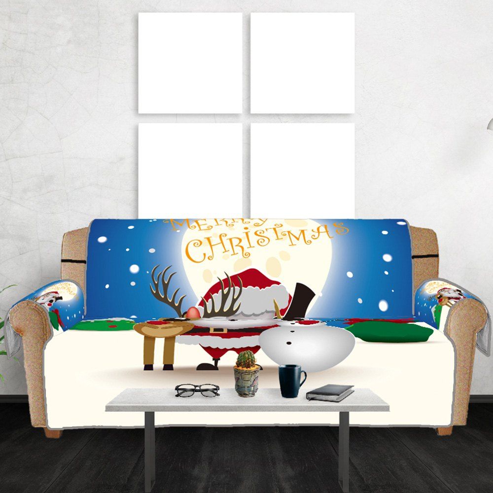 37 Off Christmas Milk White Three Seat Sofa Cushion Rosegal