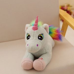 

Cute Illuminated Doll Plush Toy Pillow 40cm, Pale blue lily