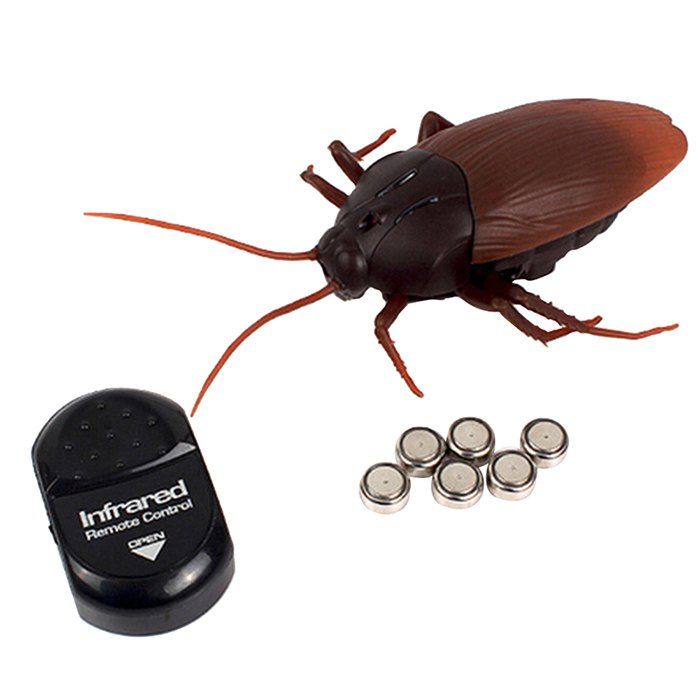 

Infrared Remote Control Electric Toy Cockroach, Brown