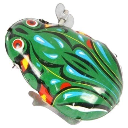 

Creative Clockwork Iron Frog Toy, Green