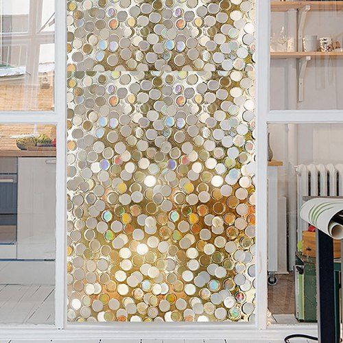 

3D Refracting Color Creative Wall Sticker, Transparent