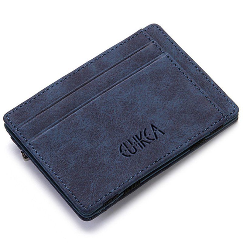 

HF600 Creative Nubuck Leather Magic Wallet, Deep blue