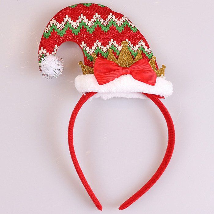 

Christmas Decoration Adult Child Headband Head Buckle Show Props Headwear Gifts, Red