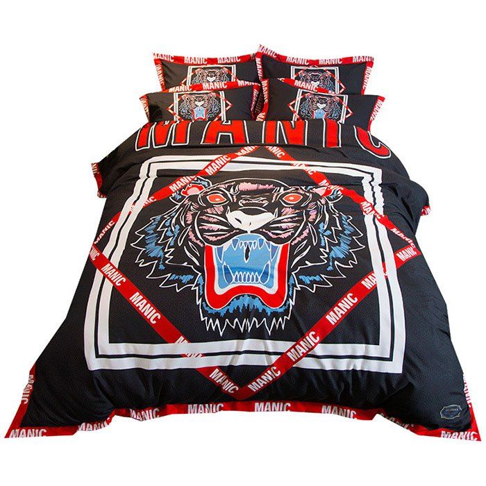 39 Off 2018 Fashion Tide Brand Tiger Boys Quilt Cover Cotton Fashion Tide Brand Tiger Boys Quilt Cover Cotton Bedding 4pcs