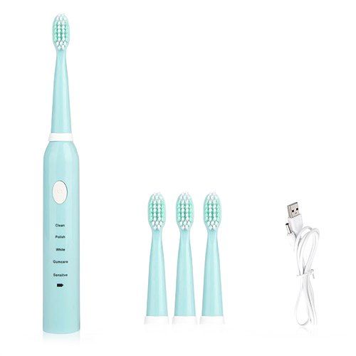 

Sonic Electrical Toothbrush Intelligent Dental Health Care for Children / Adult, Blue