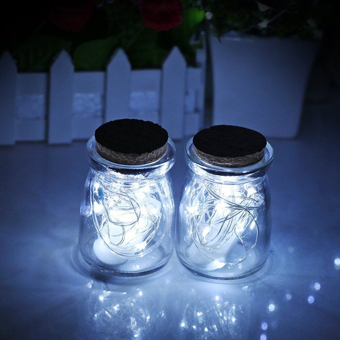 

AUR - NKDC LED Fairy Light 2032 Battery Box Light String, Cool white