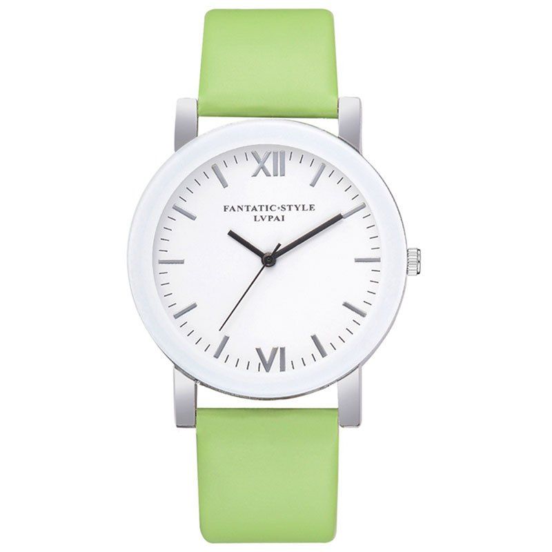 

Lvpai P671 Fashion Trend Female Student Candy Color Strap Quartz Brand Watch, Mint green