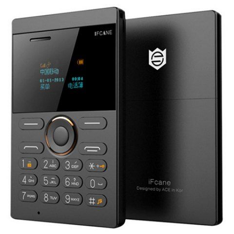  iFcane E1 Quad Band Unlocked Mini Card Phone Bluetooth 2.0 MP3 FM Alarm Clock 
