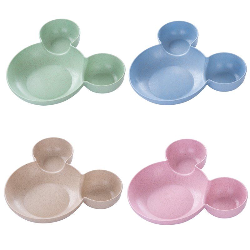 

Cute Cartoon Snack Dipping Plate, Multi