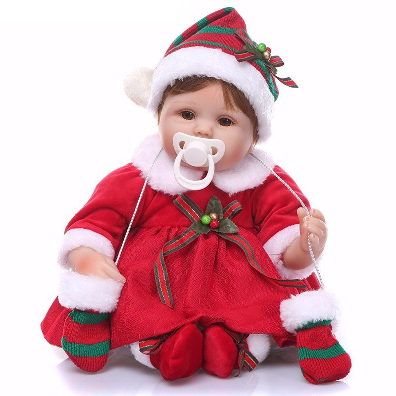 [46 OFF] NPK Silicone Reborn Baby Doll Kids Toy Christmas Gift Rosegal