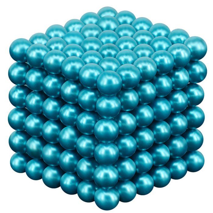 

216 Super Strong Magnetic Round Ball Toy 5mm, Light aquamarine