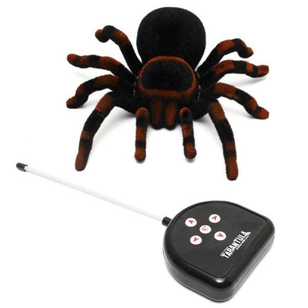 

4CH Realistic RC Spider Tarantula Scary Toys Prank Holiday Gift Model, Multi