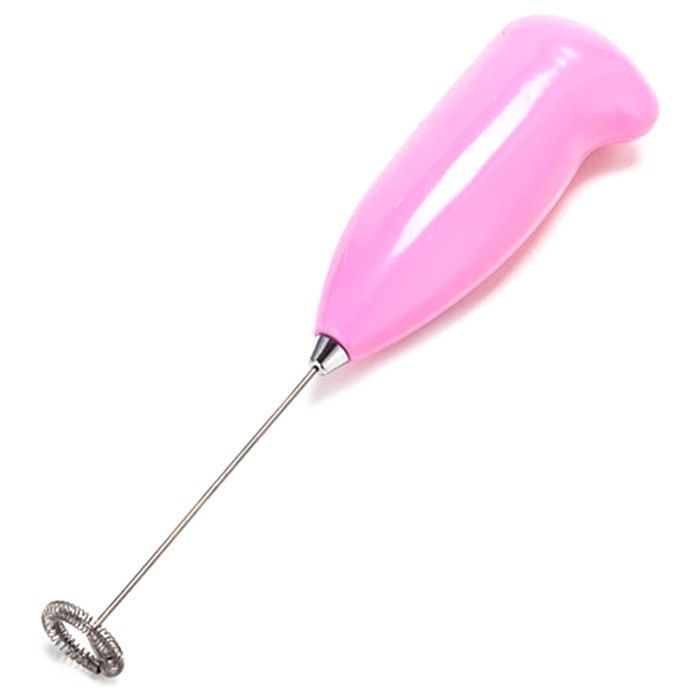 

Fully Automatic Handheld Stainless Steel Electric Egg Beater Milk Mixer, Pink