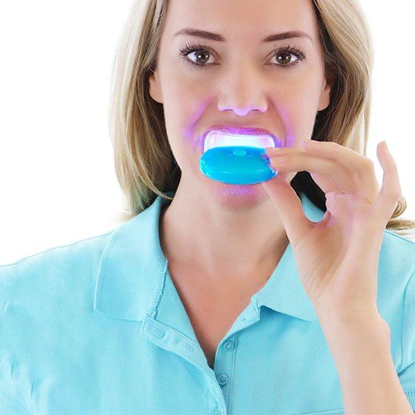 [29% OFF] Mini Bluetooth LED Cold Light Teeth Whitening | Rosegal