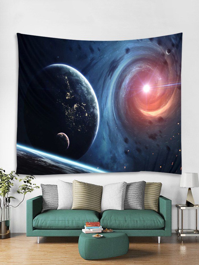 56 Off Milky Way Planets Print Tapestry Wall Hanging Art