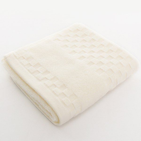 

Solid Color Jacquard Adult Face Towel, Crystal cream