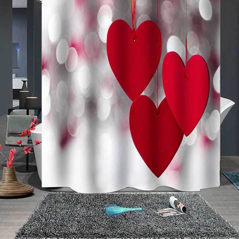 

Fine Waterproof Polyester Shower Curtain, Multi