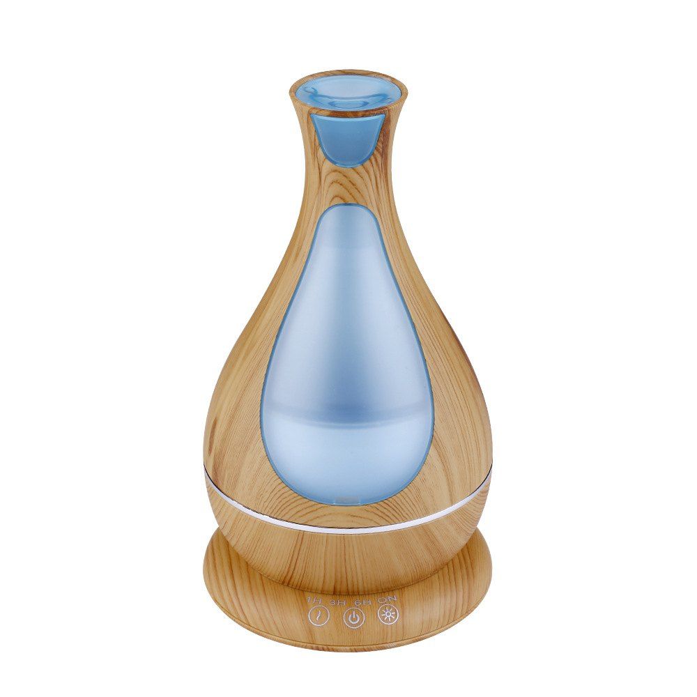

Humidifier Wood Grain Aromatherapy Machine Silent Ultrasonic Oil Diffuser Air Humidifier, Burlywood