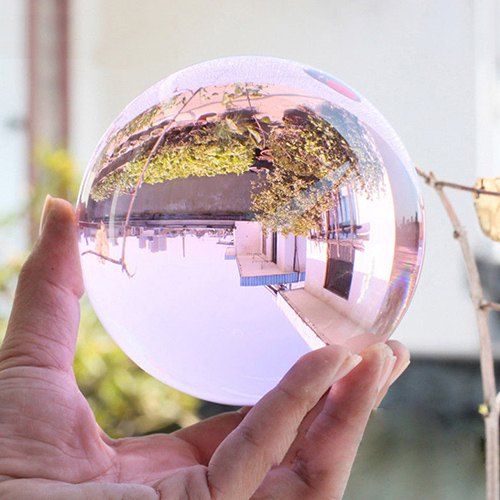 

Home Decoration Small Ornaments Crystal Ball, Pink