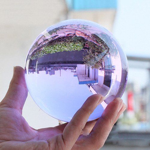 

Home Decoration Small Ornaments Crystal Ball, Purple