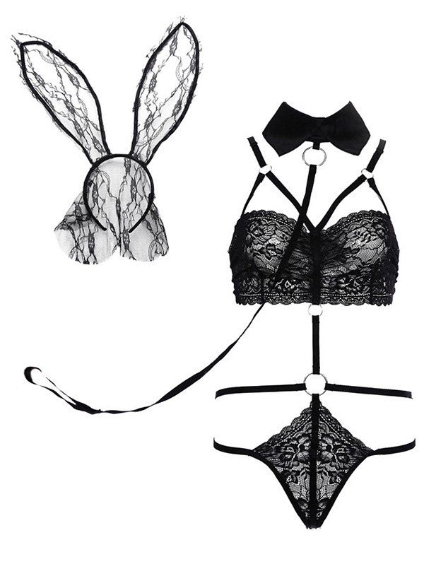 

ZY190104008 Women's Intimate Apparel Role Playing Bunny Girl, Black