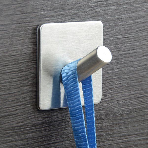 

Stainless Steel Free Punching Strong Load-bearing Hook, Silver