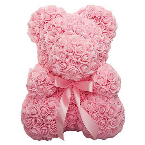 

Creative Bubble PE Flower Rose Bear, Light pink