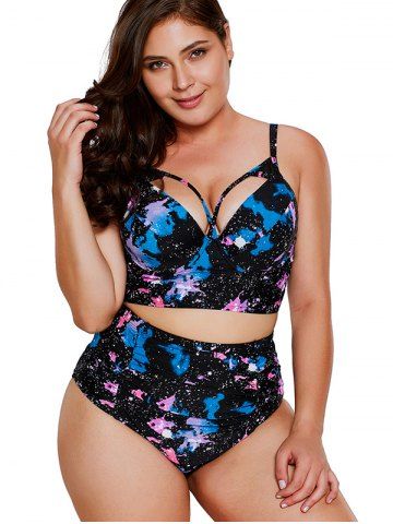 Lc410335 Cintura Mujer Traje Dividido De En Baño Con Para Algodón Alta 0nOkwP