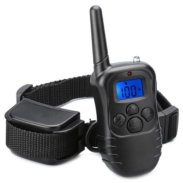 

998D Waterproof Dog Shock Training Device, Black