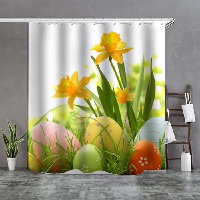 

Individual Beautiful Polyester Fine Shower Curtain, Multi