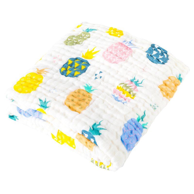 

FLLYJ066 Baby Cotton Gauze Soft Bath Towel, Multi-b