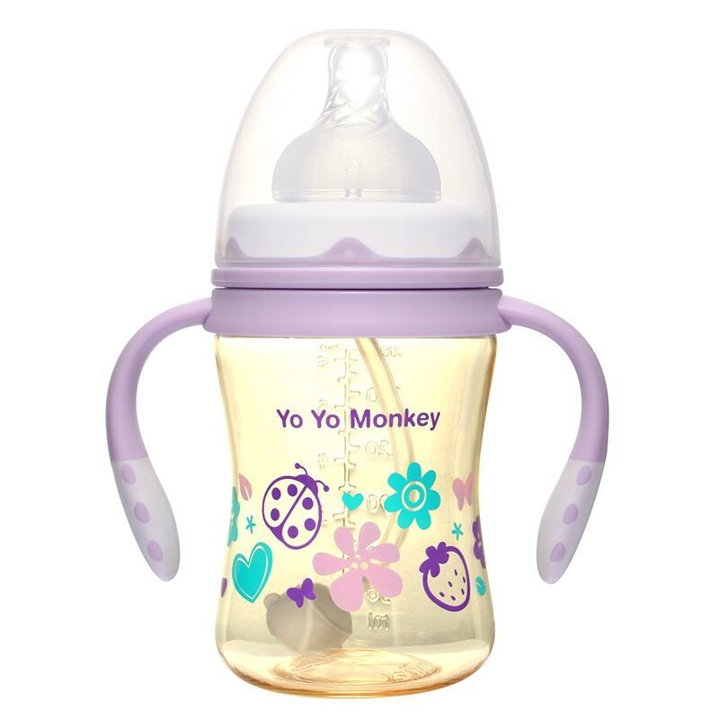 

YOYO MONKEY MS2062 / MS2063 / MS2064 Wide Mouth PPSU Bottle, Purple