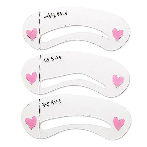 

3-in-1 Silicone Eyebrow Card 3pcs, White