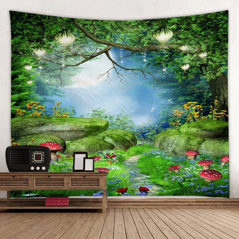

Shanghaojupin Dream Woods Dowel Tapestry, Multi-a