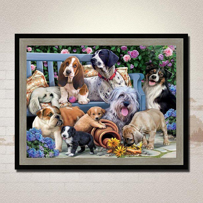 

Lzy - 1403 DIY Garden Animals Diamond Painting, Multi-a