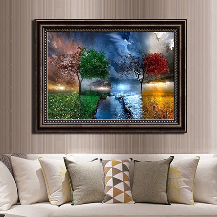 

lzy - 1245 DIY Diamond Landscape Oil Painting, lzy - 1245, Multi-a