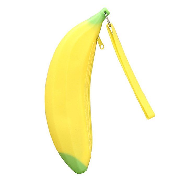 

Banana-shaped Storage Bag, Yellow
