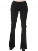 DT0058 Casual Solid Color Slim Side Wide-leg Pants for Women -  