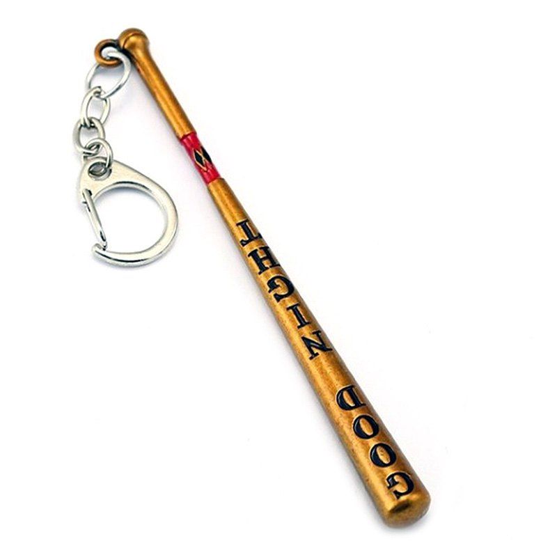 

Baseball Stick Model Peripheral Weapon Keychain, Gold