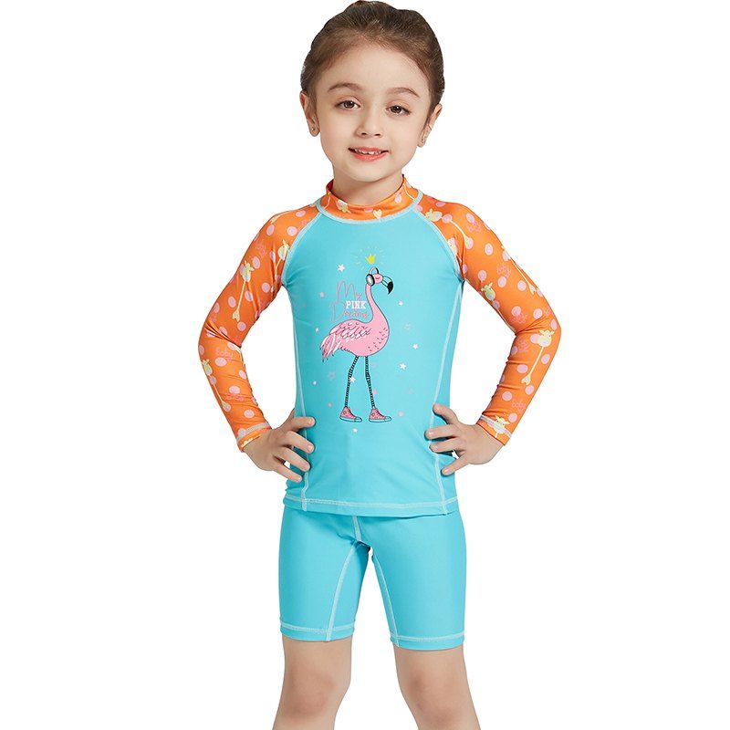 

DIVE SAIL LS - 18834 Children Split Sunscreen Diving Suit, Light slate