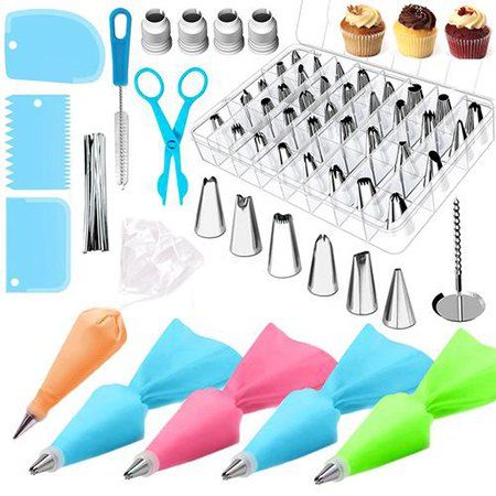 

Cake Decorating Baking Tool Cream Decorative Scraper 72pcs / Set, Multi-a