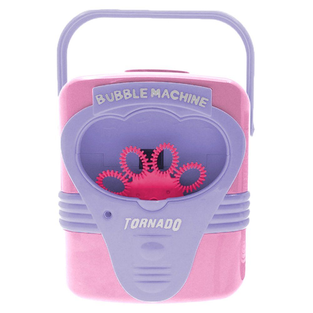 

Electric Blow Bubble Machine with Music, Silk blue
