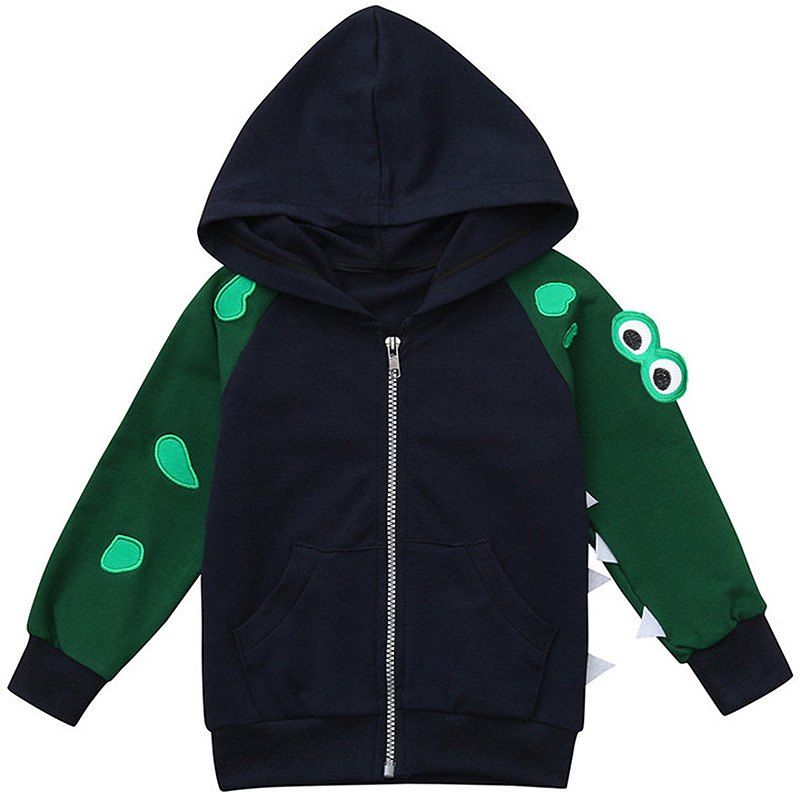 

3276 Cartoon Boy Sweater Hoodie, Black