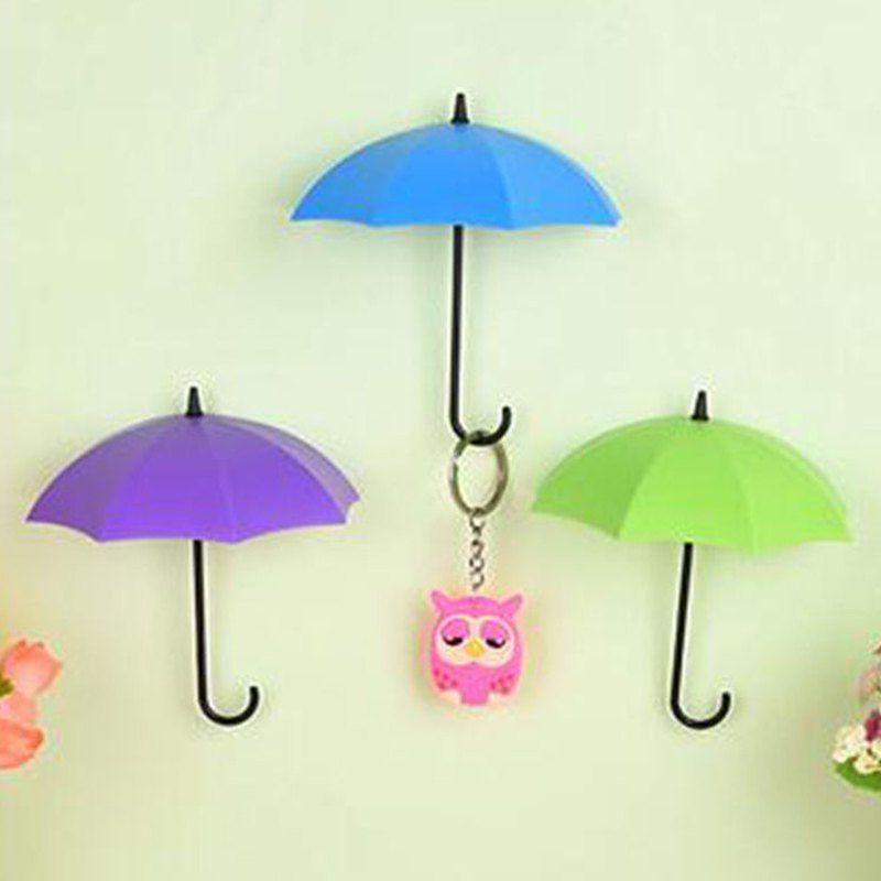 

Umbrella Shape Hook 3pcs, Multi-b