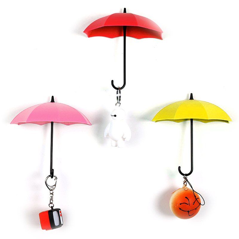 

Umbrella Shape Hook 3pcs, Multi-a