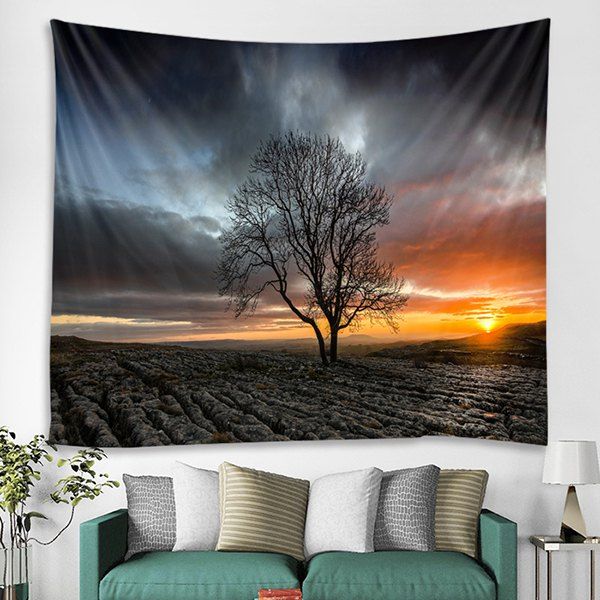 

3D Digital Print Living Room Background Decorative Wall Tapestry, Multi