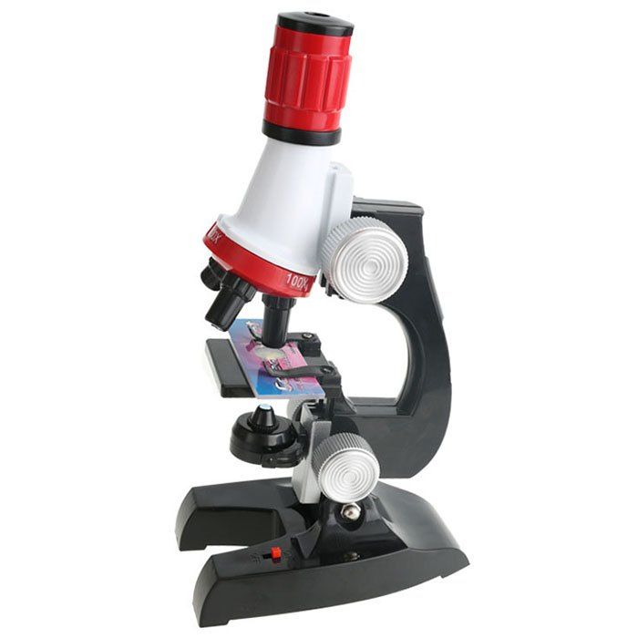 

Children's Microscope 1200 Times Scientific Experiment Teaching Aids, Black