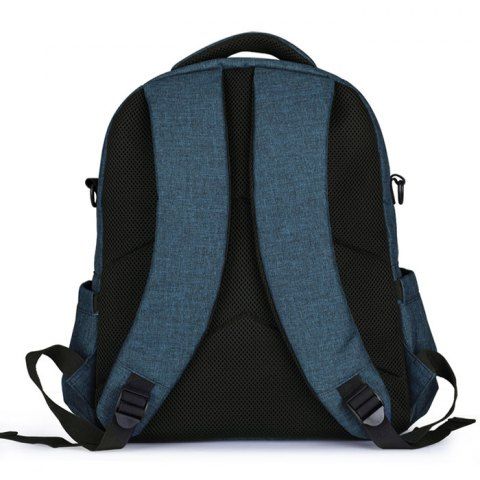 mochila antirrobo azul